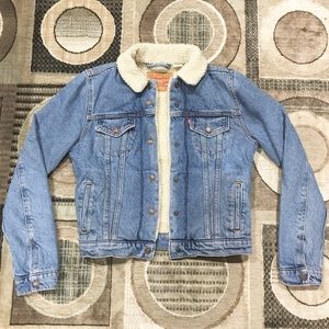 Denim Levi’s Sherpa Jacket